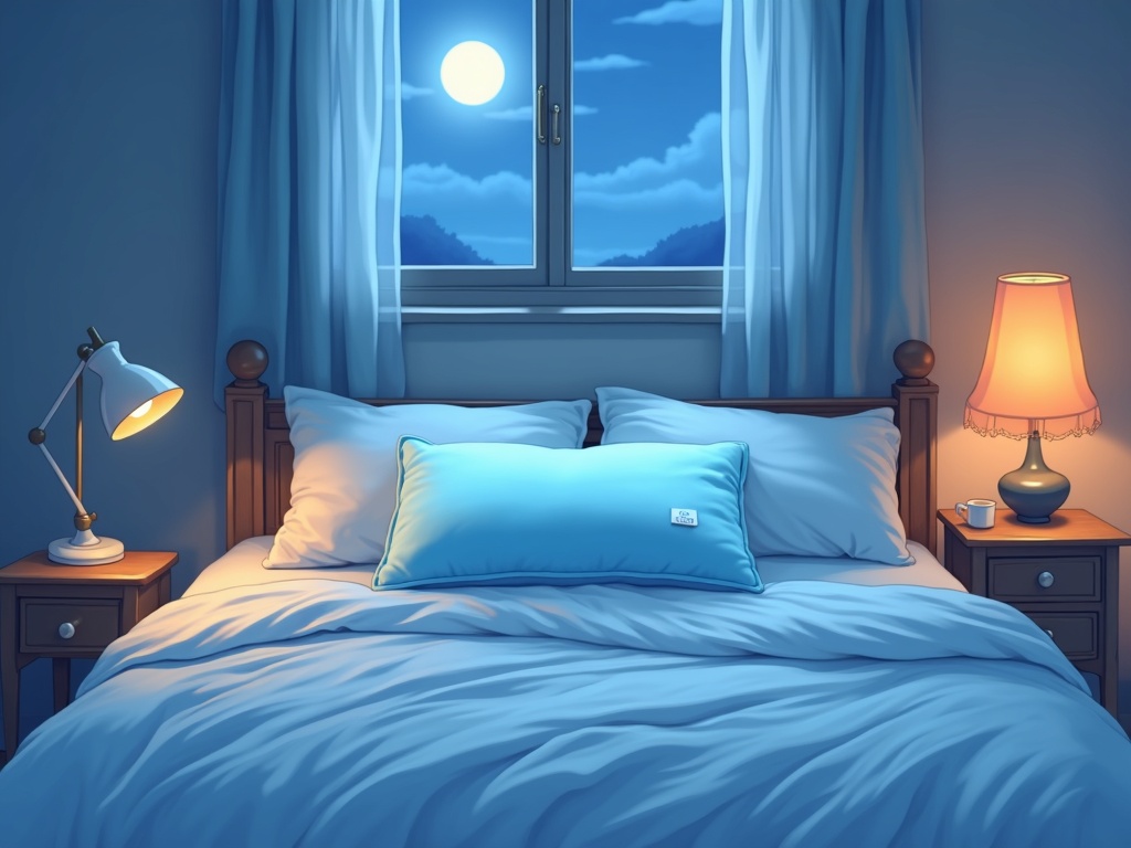 Cooling gel pillow for perimenopause night sweats