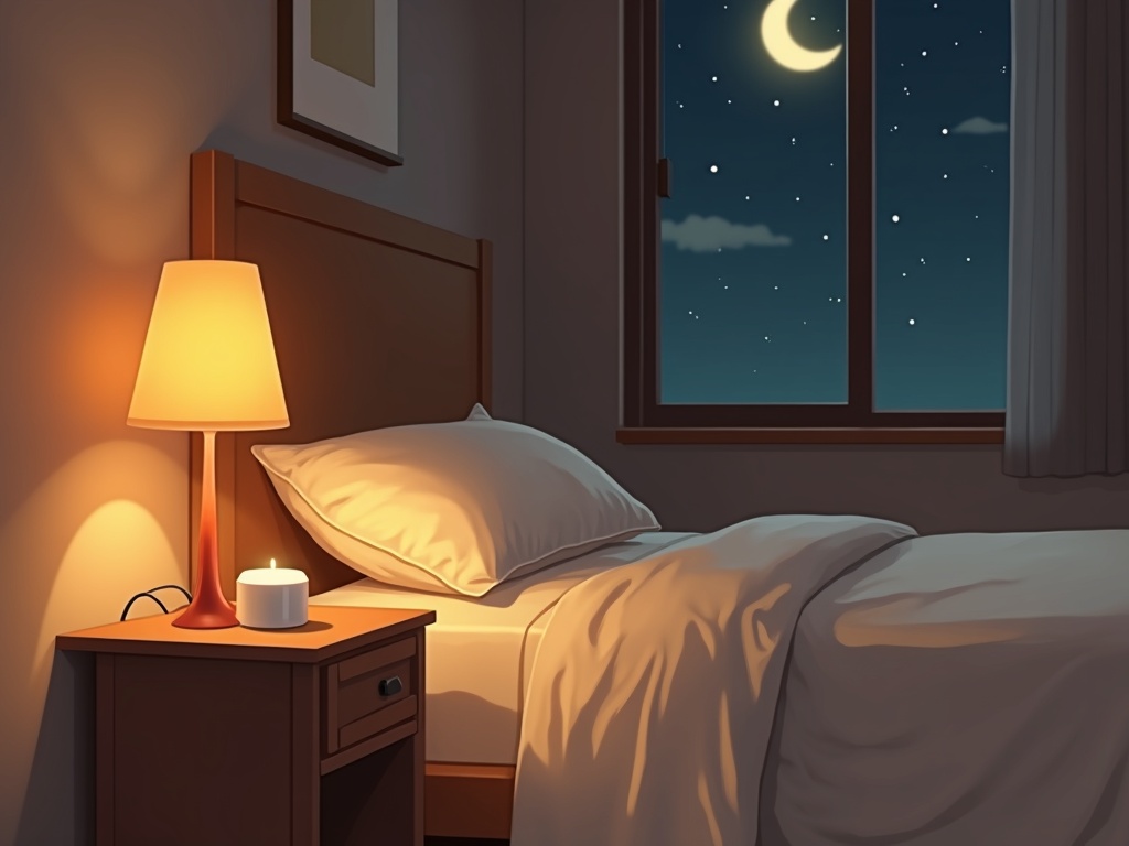 White noise machine for perimenopause sleep environment